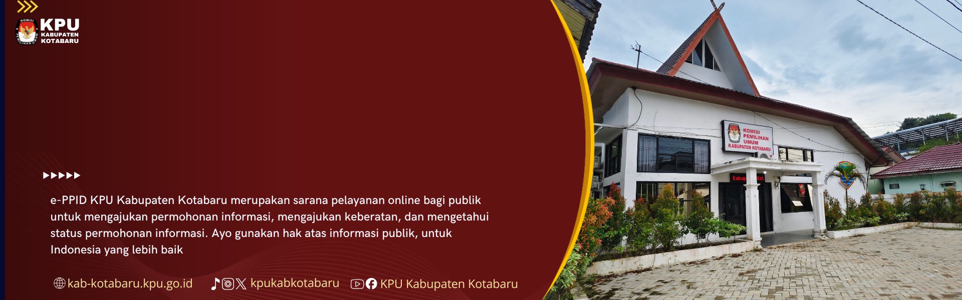 Selamat Datang  di Layanan E-PPID KPU Kab. Kotabaru