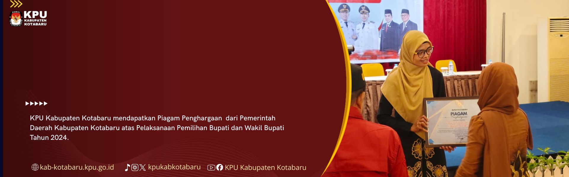 Penerima Penghargaan dari Pemda Kotabaru